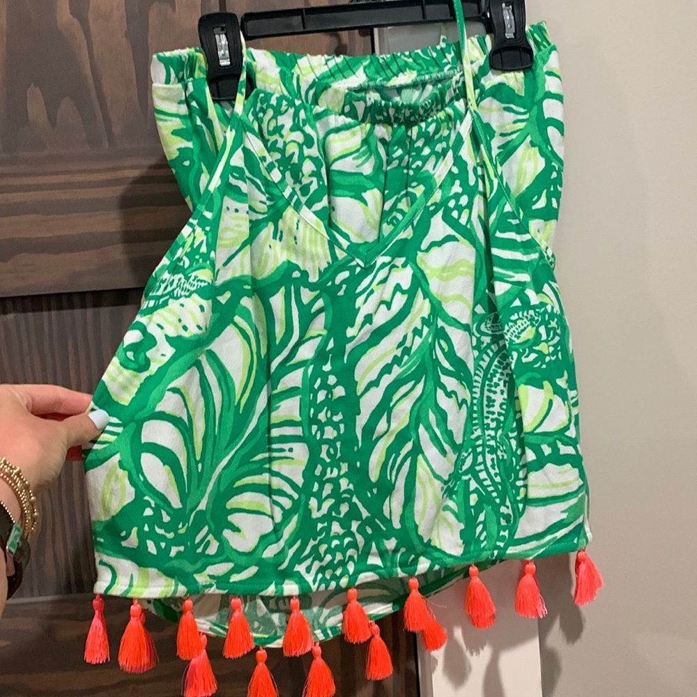 Lilly Pulitzer top and skort set size zero 0 - worn once